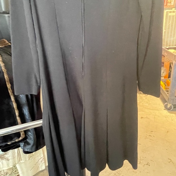 VINTAGE BLACK KNIT DRESS - Picture 2 of 2